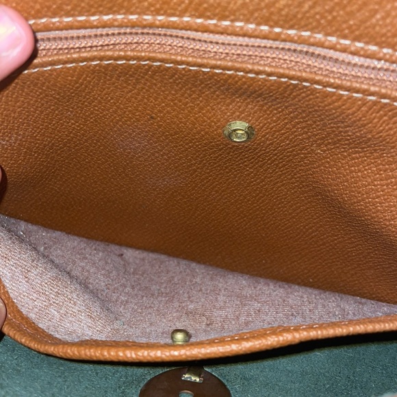 Dooney & Bourke Vintage Spectator Bag in Fir Green and Tan Leather - Picture 12 of 17